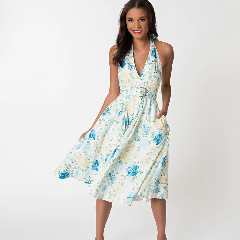 Unique Vintage Janie Bryant Tarrytown Hostess Dress in 2XL